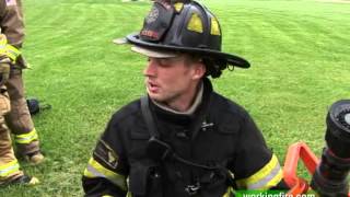 Demo Direct Fire Attack  Structural Firefighting Training [upl. by Stultz482]