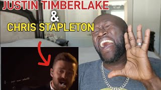 JUSTIN TIMBERLAKE amp CHRIS STAPLETON  TENNESSEE WHISKEY  REACTION [upl. by Esenahs]