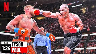 BRUTAL KO Jake Paul VS Mike Tyson FULL FIGHT HIGHLIGHTS Netflix Boxing Match 2024 [upl. by Luar]