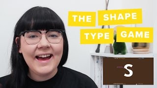 Shape Type The Letter Shaping Game  Hollie Arnett Design [upl. by Karmen575]