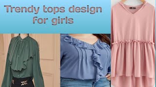 tranding tops design for girls  latest tops design  latest top collection for girls [upl. by Estell159]