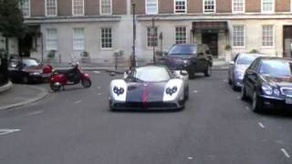 Pagani Zonda Cinque Powerslide [upl. by Ymmor]