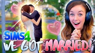 🎊👰💕WE GOT MARRIED 💕👰🎊 The Sims 4 4 🏡 [upl. by Atnahsa998]