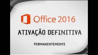 Como ativar office 2016 PERMANENTE [upl. by Oirotciv]