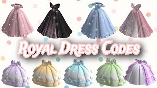 Aesthetic Royal Dress Codes  Berry Avenue Bloxburg Brookhaven Roblox [upl. by Akitnahs]