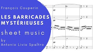 Couperin  Les Barricades Mystérieuses cello duet sheet music [upl. by Ydnelg]