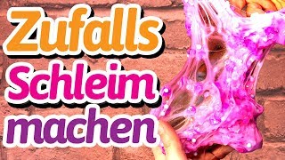 Zufalls Schleim  Slime selber machen CRUNCH CRUNCH CRUNCH [upl. by Marmawke]