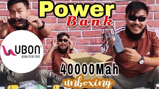 Power Bank UNBOXINGUbon Company40000Mah [upl. by Sioux]