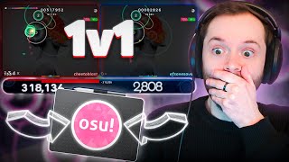 IF YOU WIN THE 1V1 YOU WIN A NEW TABLET osu [upl. by Einuj]