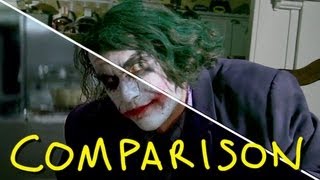 The Dark Knight  Jokers Pencil Trick  Homemade Comparison [upl. by Anicul814]