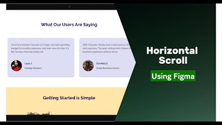 How to make cards scroll horizontally in Figma [upl. by Jones]