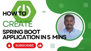 how to create spring boot application in 5 mins [upl. by Adham]