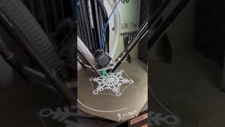 Flsun Super Racer Modded  Speed printing Christmas ornament [upl. by Navis]