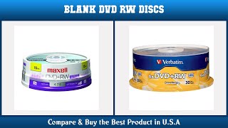 Top 10 Blank DVDRW Discs to buy in USA 2021  Price amp Review [upl. by Min]