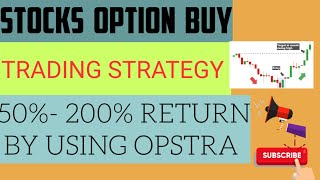 TRADE IN STOCKS OPTION BY USING OPSTRA [upl. by Columba939]