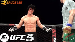 UFC 5  Bruce Lee VS Brandon Moreno  PS5 [upl. by Caleb]