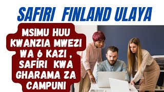 Work Visa kazi Findland ndani ya siku 10 Wanaitaji Cv na Cover Letter Tu [upl. by Cook484]