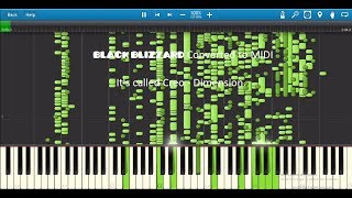 Black Blizzard Creo  Dimension Converted to MIDI [upl. by Turino180]