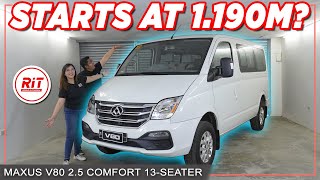 Maxus V80 25 Comfort 13seater Budget Van for VAN LIFE Campervan Cargo Shuttle RiT Riding in Tandem [upl. by Luella]