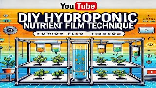 Hydroponics TrainingEpisode 13 DIY Hydroponic NFT System for Home Nutrient Film Technique System [upl. by Leunamme]