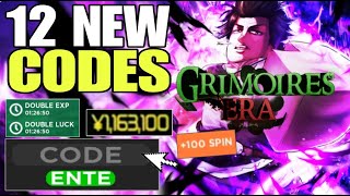 NEW GRIMOIRES ERA CODES 2024 FEBRUARY  GRIMORES ERA CODES  GRIMORES ERA CODE [upl. by Temp]