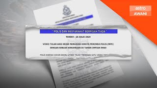 Sepasang kekasih ditahan ketika cuba lari daripada polis [upl. by Lletnahs231]