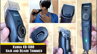 Kubra Hair and Beard Trimmer with USB Charging 40 Length Setting detail review [upl. by Sivatnod]