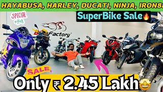 only ₹ 245 lakh Superbike Sale 🤩  second hand superbikes in delhi  cheapest superbikes bike [upl. by Dulcea]