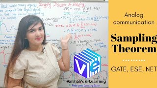 L 65  Sampling Theorem amp Aliasing I Sampling of Analog Signals  Communication System IGATE NET ESE [upl. by Anitsuj]