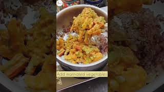 Vegetable Biryani RecipeBiryani at homebiryani biryanirecipe vegbiryanirecipe shortsvideo [upl. by Lambertson]