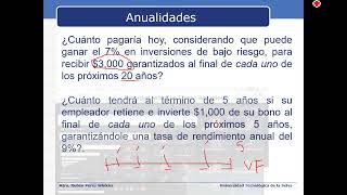 VA VF Anualidades e ingresos mixtos [upl. by Sitnerp]