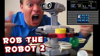 ROB the ROBOT ATTACKS Pt 2 STACK UP NES Nintendo Video Gameplay Review S2E08  The Irate Gamer [upl. by Sirahs]