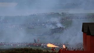 Battle of Waterloo  2015 Reenactment  Royal Scots Lights [upl. by Llertnom]