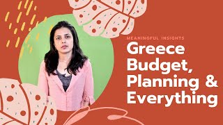 Greece Budget amp Planning  Athens Santorini amp Crete Food Hotels Visa Flight Honeymoon amp Family [upl. by Gibbs]