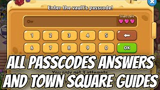 All Vaults Passcodes Answers and Town Square Center Full Guide [upl. by Verene65]