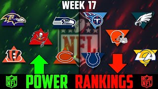 NFL Week 17 Power Rankings 2020 [upl. by Araeit]