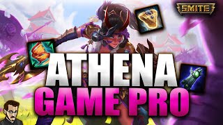 ATHENA LE PERFECT SUPPORT  ► GAME PRO RANKED TOP ELO SMITE FR [upl. by Sheree]