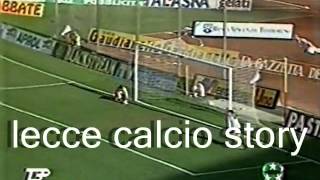 Leurogol del momentaneo vantaggio di Paolo Baldieri in LECCEJuventus 1 a 1 del 26 settembre 1993 [upl. by Artenal]