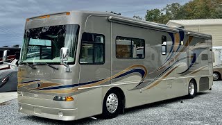 2009 WRV ALPINE COACH 36FT 425HP 31K MILES MID ENTRY TRICK CHASSIS sold [upl. by Tolland]