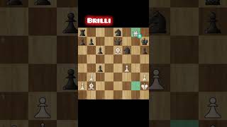 Black has one blunder 😎 Two Brilliant for white shorts chess chessvideos [upl. by Roque]