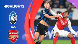 Atalanta 00 Arsenal Raya Saves Retegui Penalty in Stalemate [upl. by Dutchman]