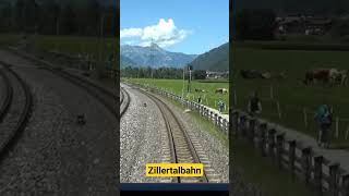 Zillertalbahn Mayerhofen Jenbach führerstandsmitfahrt cabride cabview [upl. by Betthezel]