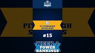 Week 2 Power Rankings nfl nflrankings [upl. by Anett620]