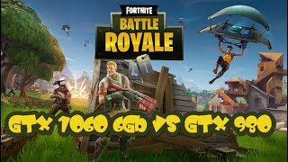 Fortnite Battle Royal  GTX 1060 6Gb vs GTX 980  1080pEpic Settings 2018 [upl. by Yelssew]