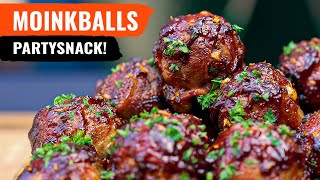 MOINK BALLS recept op de Kamado BBQ 🔥 Een absolute aanrader [upl. by Kcolttam797]