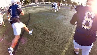 Helmet Cam POV  NEFL Football Bombers vs Cobras [upl. by Irish]