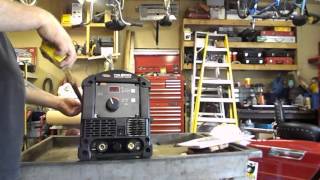 Lincoln Square Wave TIG 200 Unboxing and Set up [upl. by Eidnahs]