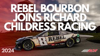 Rebel Bourbon joins Richard Childress Racing [upl. by Secnarfyram555]