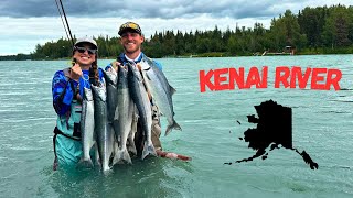 Flossing the Best Tasting Salmon in the WORLD Kenai River Sockeye Fishing [upl. by Sisile]