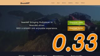 How To Download amp Install BeamMP 033 BeamNG Drive Multiplayer ONLINE Tutorial 2024 [upl. by Sinylg]